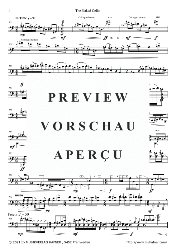 Produktgalerie: Seite 9 von 9 The Naked Cello, , (Violoncello Solo)