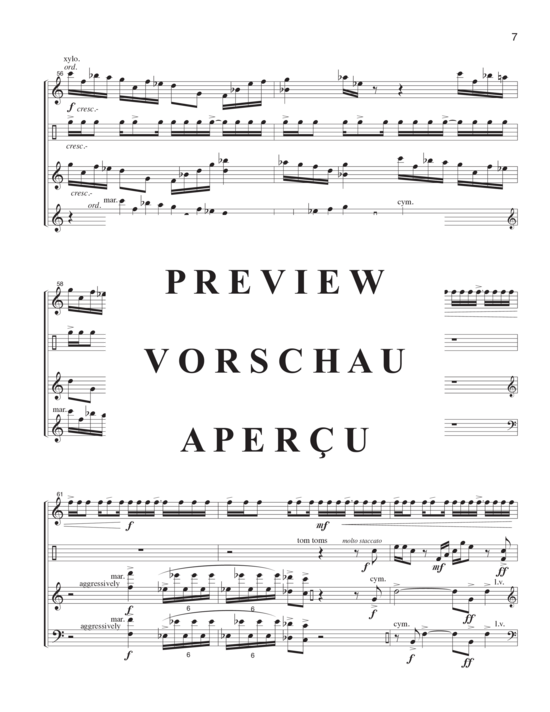 Product gallery: Page 10 of 21 Overture for Percussion , , (4 percussionists)