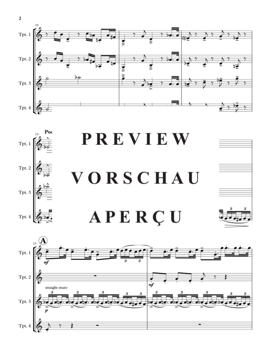 Produktgalerie: Seite 5 von 21 Fanfare and Caprice , , (4 Trompeten)