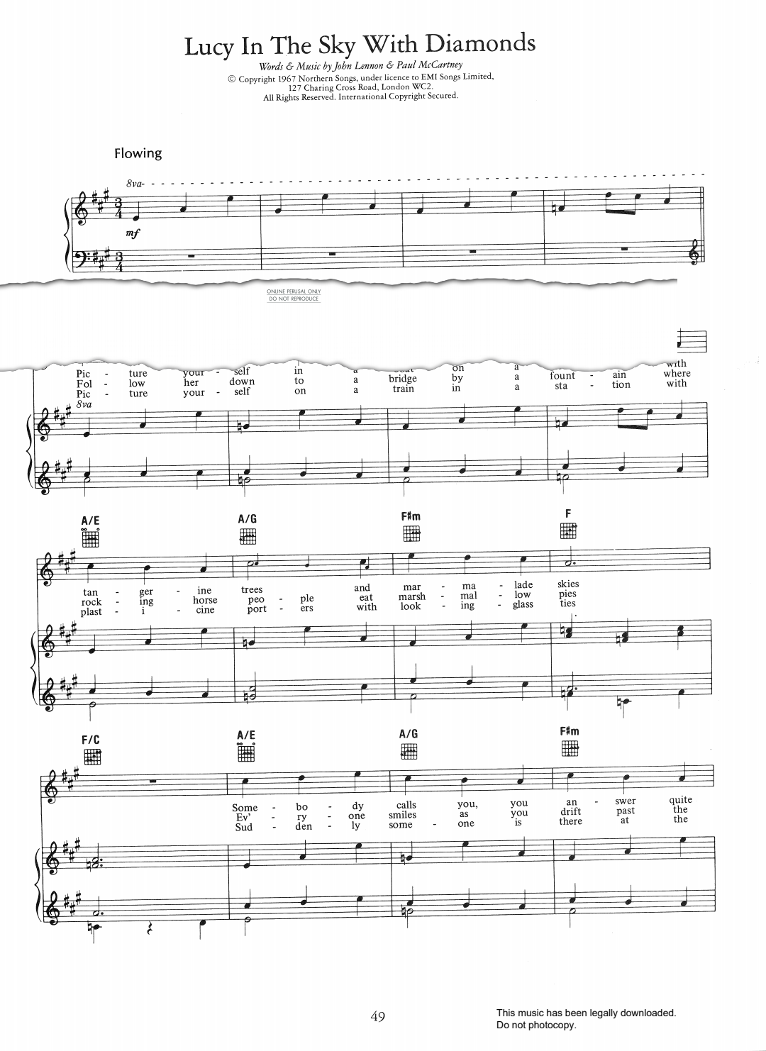 Product gallery: Page 1 of 1 Lucy In The Sky With Diamonds, Elton John