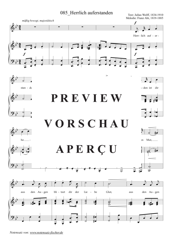 Product gallery: Page 2 of 3 Herrlich auferstanden , , (voice + piano)