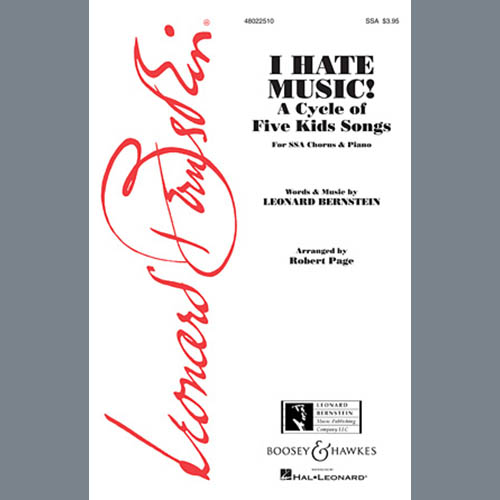 Product picture to: I Hate Music (arr. Robert Page)