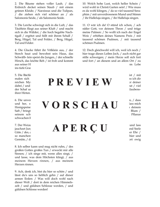Product gallery: Page 4 of 4 Geh aus mein Herz , , (mixed choir)
