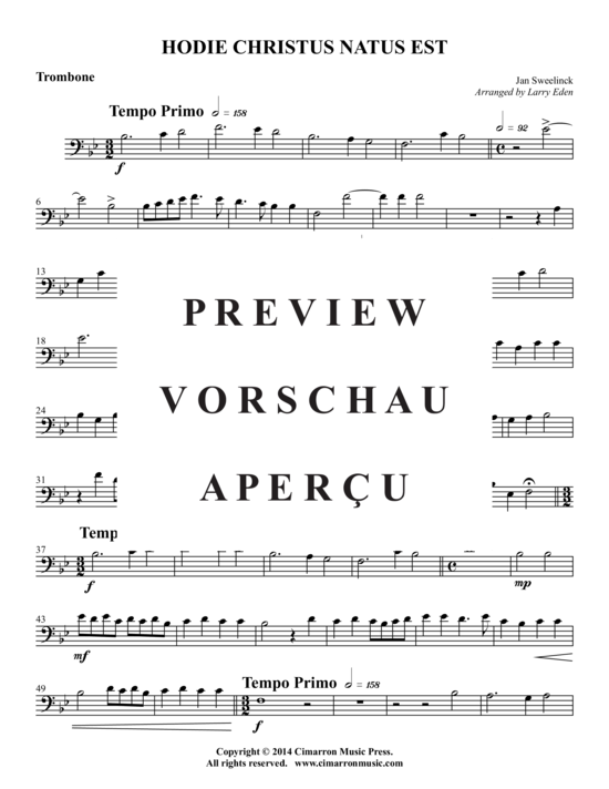 Produktgalerie: Seite 12 von 15 Hodie Christus Natus Est , , (Blechbläser-Quintett)