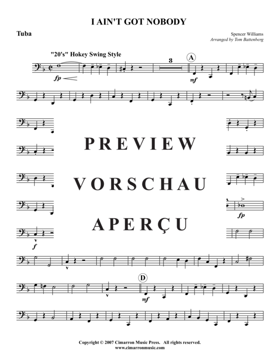 Produktgalerie: Seite 14 von 15 I Ain't Got Nobody , , (Blechbläserquintett)