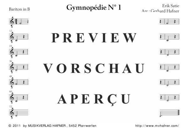 gallery: Gymnopedie No. 1, , (Großes Blasorchester)