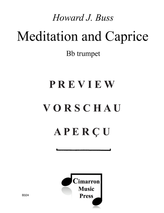 Produktgalerie: Seite 21 von 21 Meditation and Caprice , , (Trompete und Klavier)