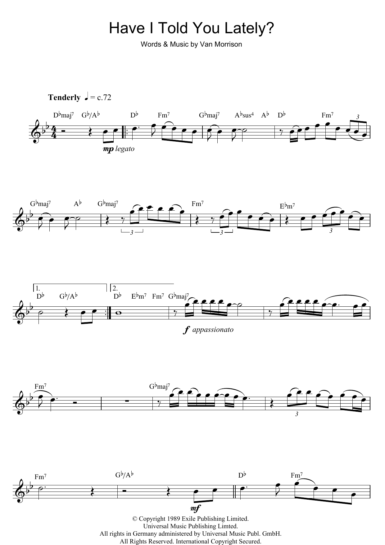 Product gallery: Page 1 of 1 Have I Told You Lately, Van Morrison