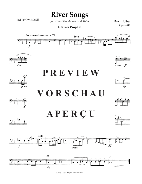 Product gallery: Page 22 of 27 River Songs , , (Tuba Quartet 3x Euphonium/Trombone + Tuba)