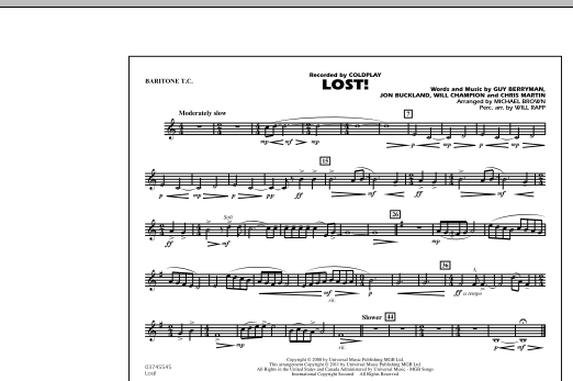 Product picture to: Lost! - Baritone T.C.