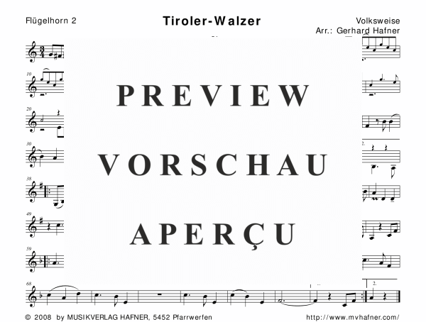Product gallery: Page 8 of 11 Tiroler-Walzer, , (woodwind and brass)