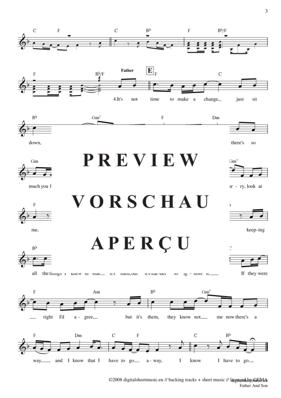 gallery: Father and Son , Stevens, Cat, (Keyboard)