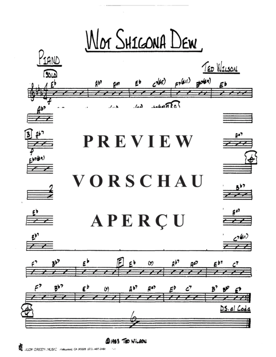 Produktgalerie: Seite 13 von 15 Wot Shigona Dew , , (Tuba Quintett + Band)