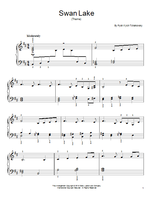 Produktbild zu: Theme From Swan Lake