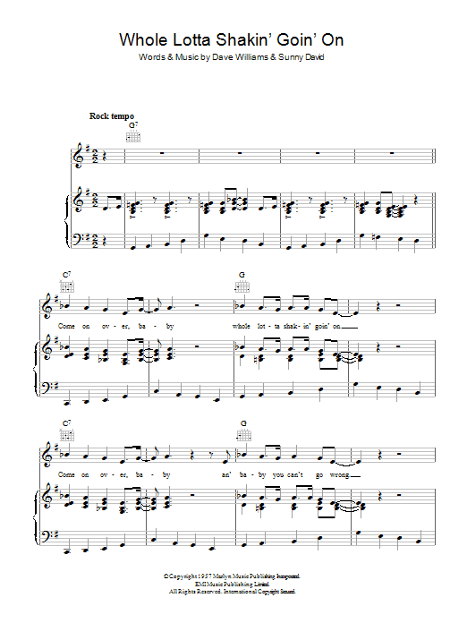 Produktgalerie: Seite 1 von 1 Whole Lotta Shakin' Goin' On, Jerry Lee Lewis, Gesang, Gitarre, Klavier