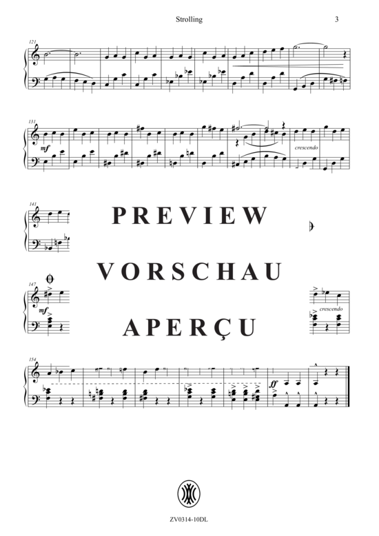 Product gallery: Page 4 of 4 Strolling , Weihe, Gerhard, Piano Solo