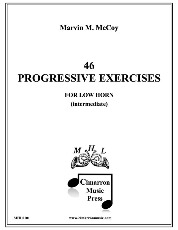 cover: 46 Progressive Exercises for Low Horn, , Horn Methoden/Studien/Etüden