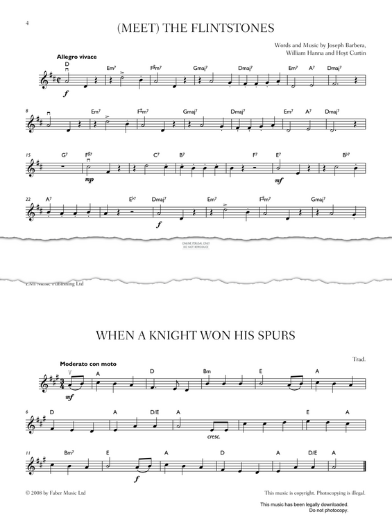 Produktgalerie: Seite 1 von 1 (Meet) The Flintstones, Joseph Barbera, Violine