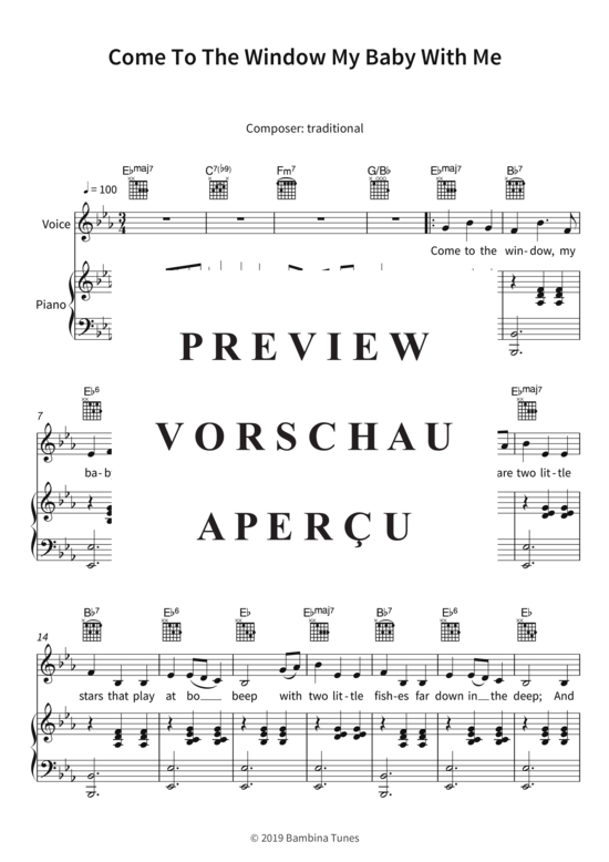 Produktbild zu: Come To The Window My Baby With MeLars Opfermann