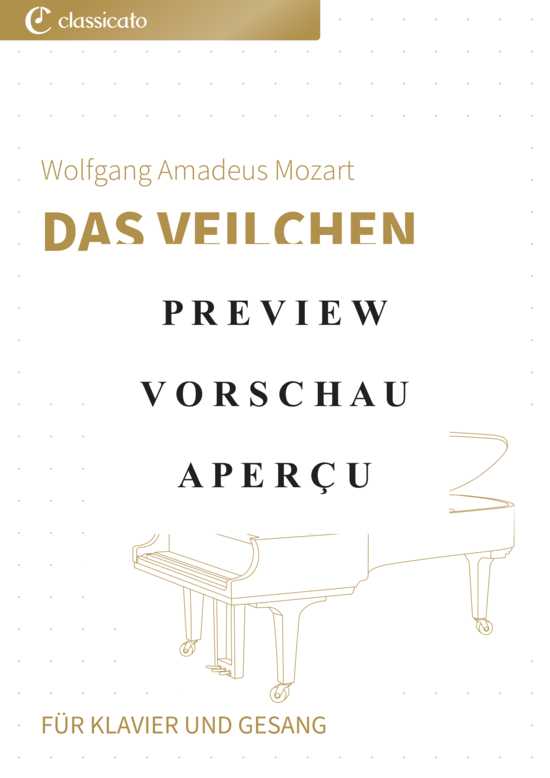 Produktgalerie: Seite 2 von 7 Das Veilchen , , Klavier Solo
