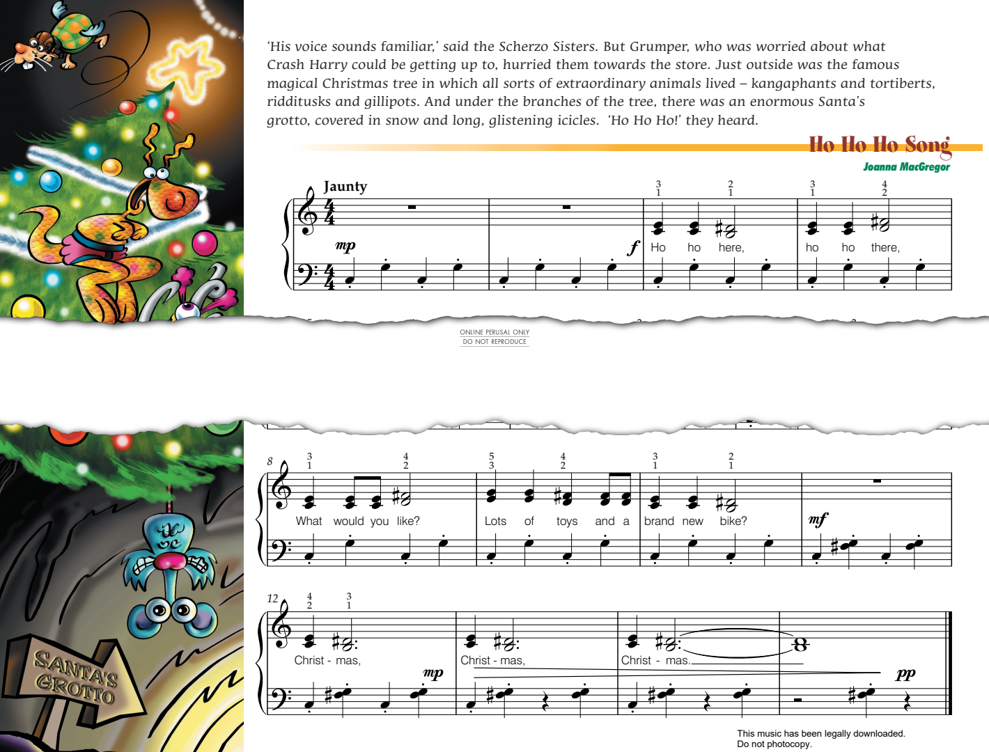 Product gallery: Page 1 of 1 Ho Ho Ho Song, Joanna MacGregor