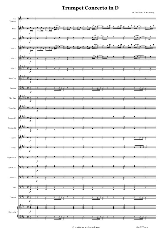 Produktgalerie: Seite 1 von 11 Trompetenkonzert D-Dur, , Concert Band und Solo Trompete in D