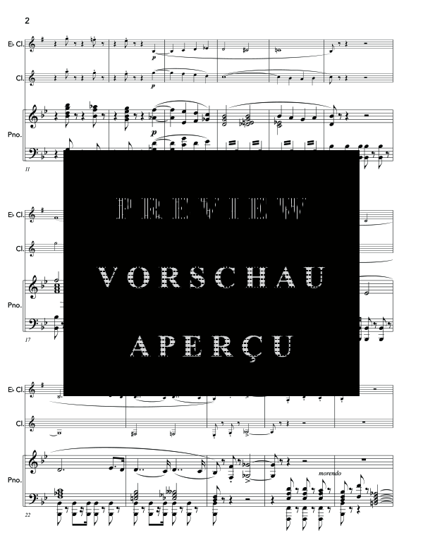 gallery: Paolo e Virginia, , (Trio Klarinette in B, Klarienette in Es und Klavier)