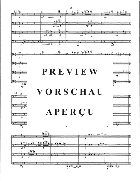 Produktgalerie: Seite 14 von 21 Two Pieces for Tuba/Euphonium Ensemble: Dark Towers, Wind and Wuthering , , (Tuba Ensemble EEET/EEET)