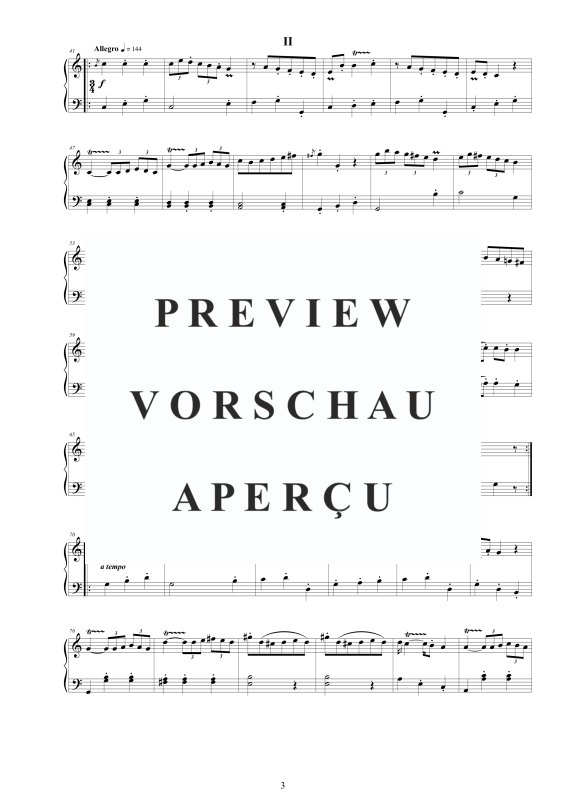 Produktgalerie: Seite 4 von 10 Cembalo Sonate Nr. 2 in C-Dur Op. 1, , Cembalo/Klavier Solo