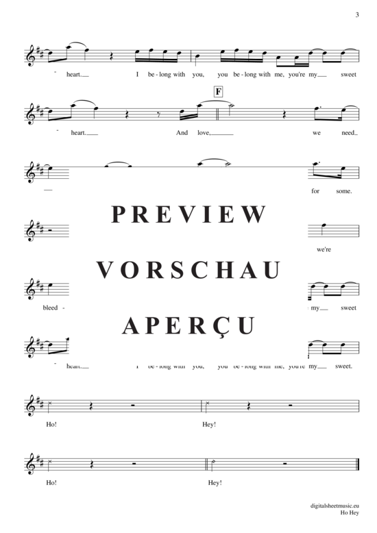 Product gallery: Page 4 of 4 Ho Hey , Lumineers, The, Clarinet in B-flat