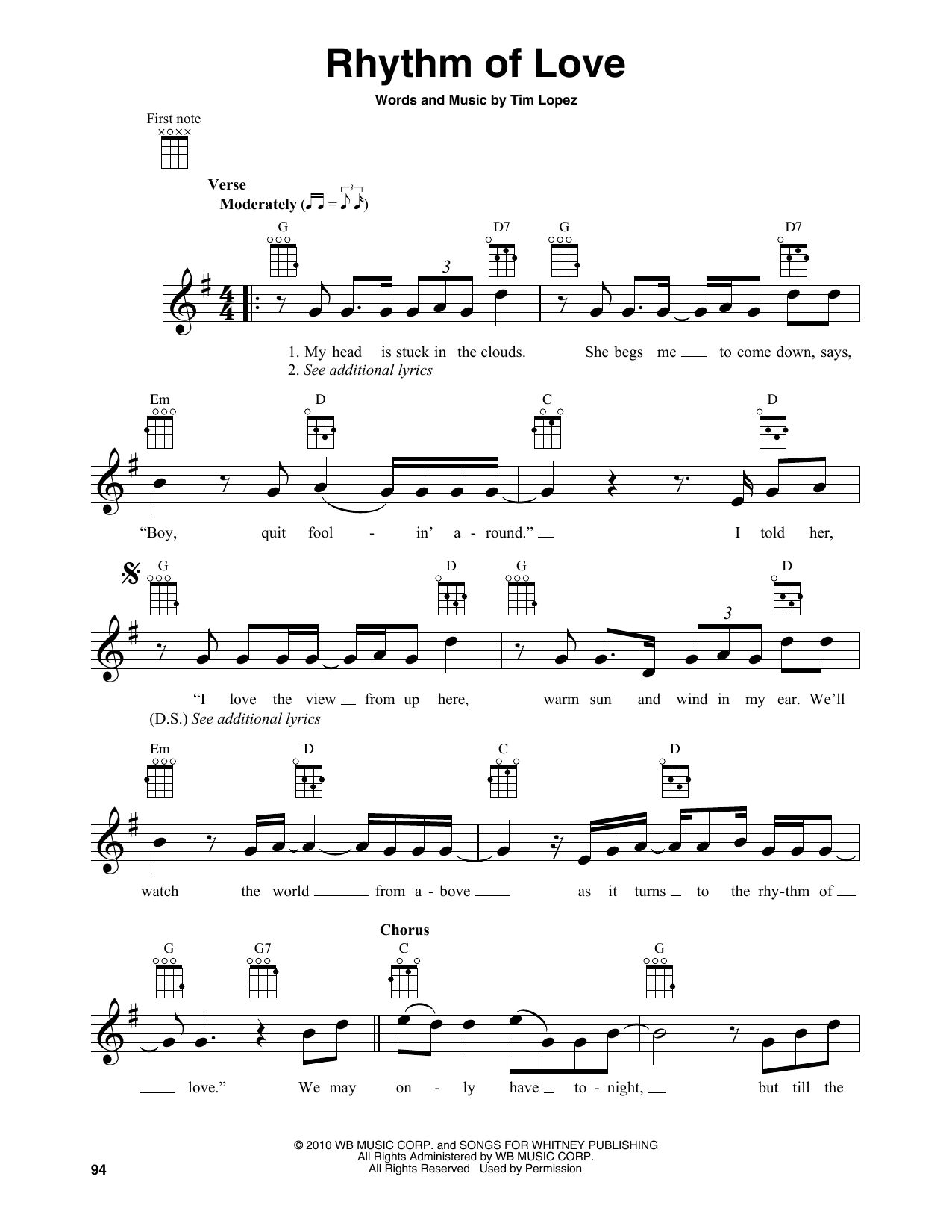 Product gallery: Page 1 of 1 Rhythm Of Love, Tim Lopez