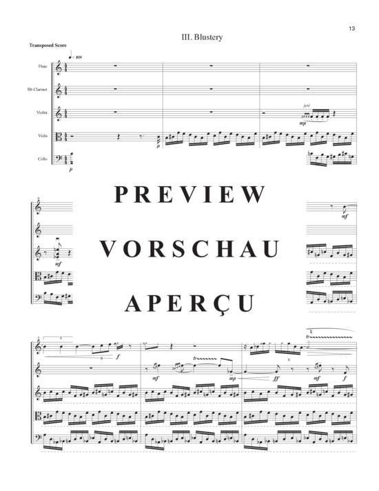 Produktgalerie: Seite 16 von 21 Ocean Moods Three Sonic Portraits , , (Flöte, Klarinette, Violine, Viola, Cello)