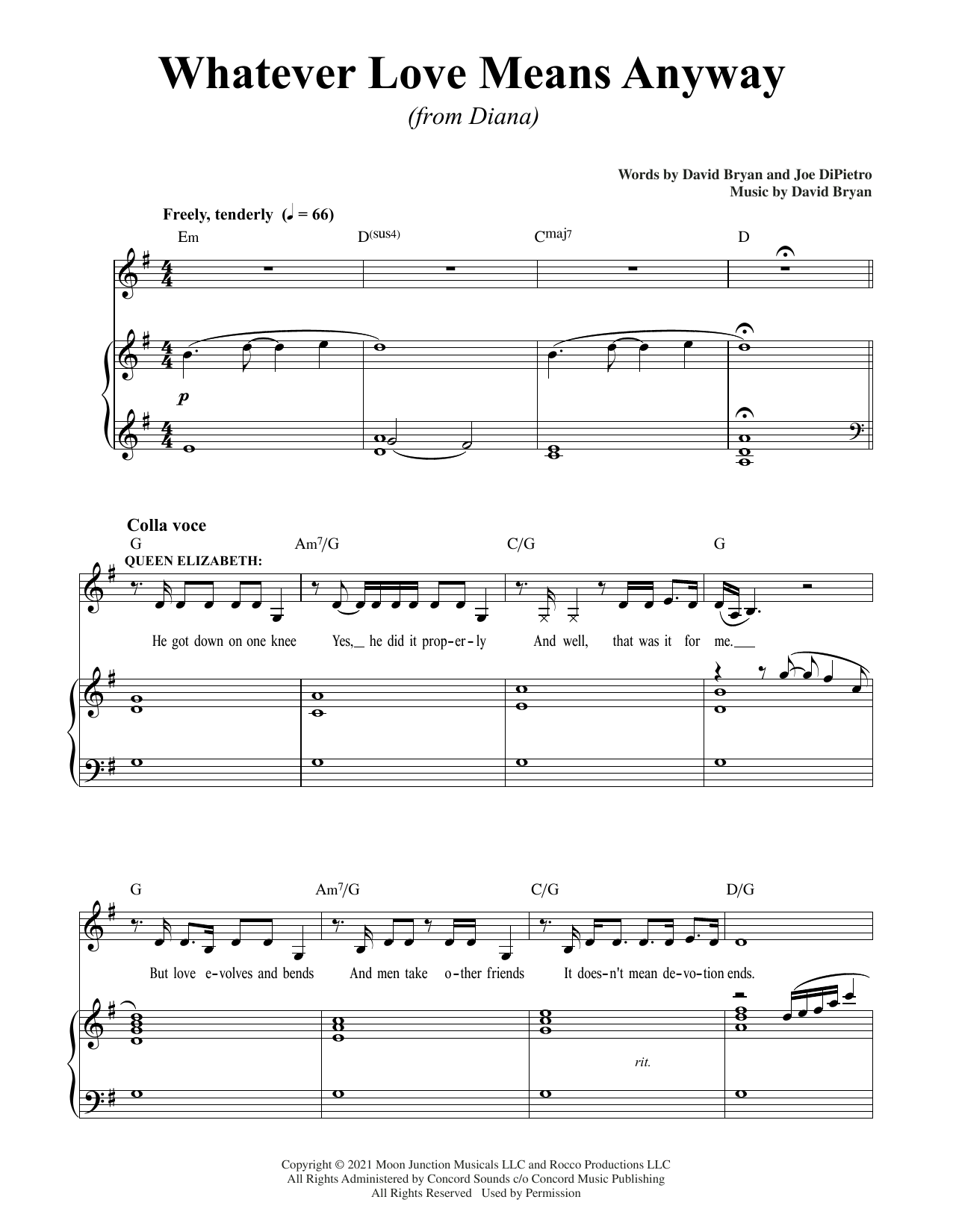 Produktbild zu: Whatever Love Means Anyway (from Diana)