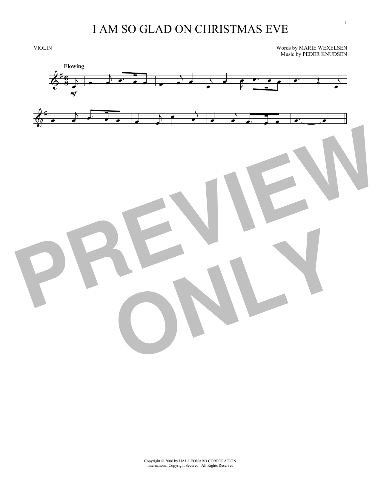 Product gallery: Page 1 of 1 I Am So Glad On Christmas Eve, Peder Knudsen