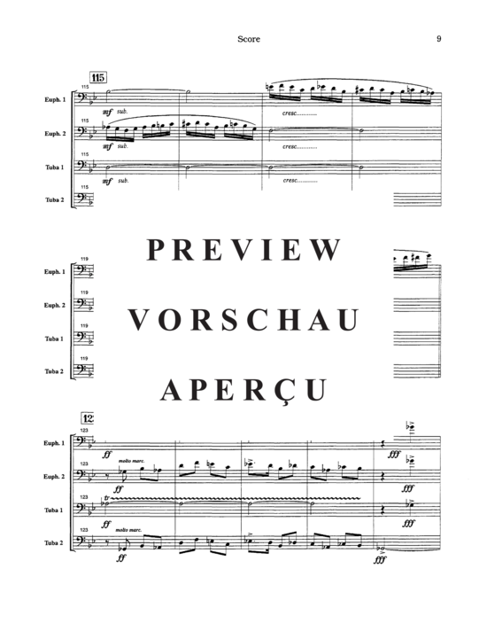 Product gallery: Page 13 of 21 Elegy and Presto , , (Tuba Quartett EETT)