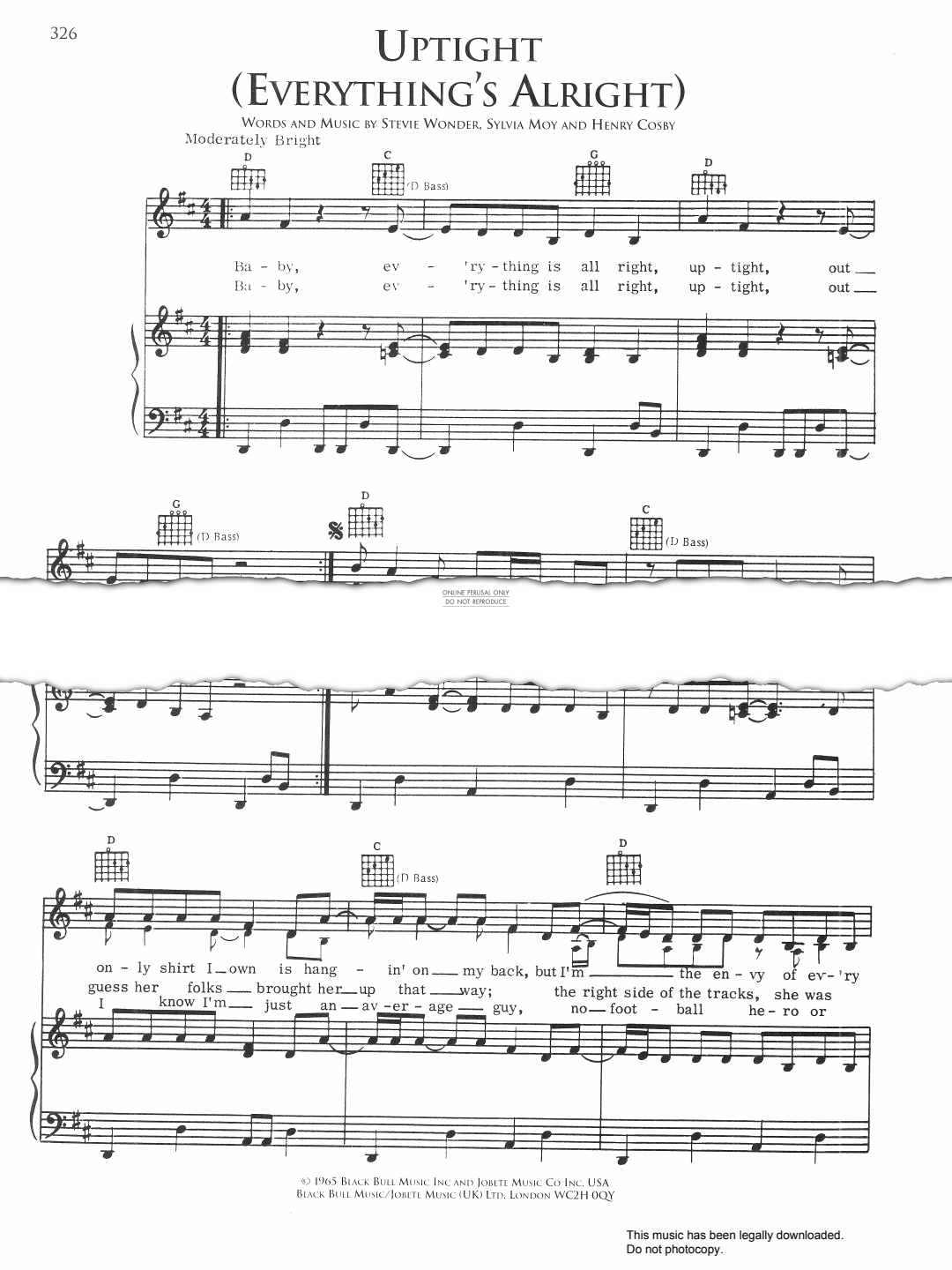 Product gallery: Page 1 of 1 Uptight (Everything's Alright), Stevie Wonder