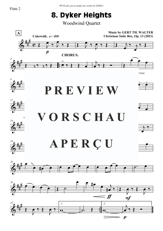Produktgalerie: Seite 6 von 8 Dyker Heights, , (Holzbläser Quartett)