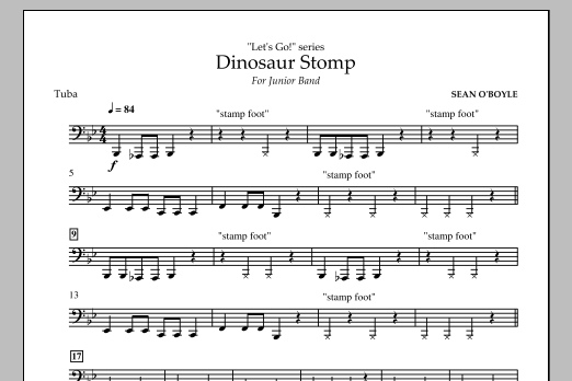 Produktbild zu:  Dinosaur Stomp - Tuba - 