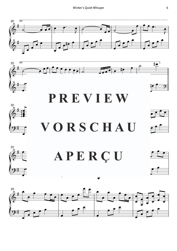 gallery: Winter´s Quiet Whisper, Victoria Peckmann, Klavier Solo