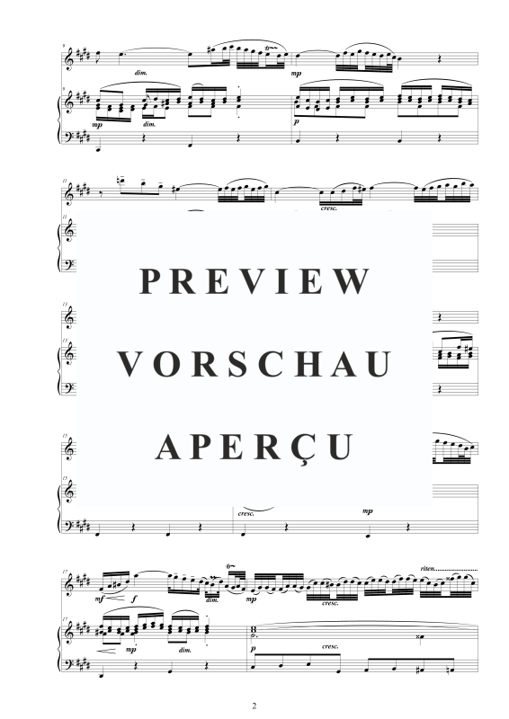 Produktgalerie: Seite 3 von 11 Flöten Sonate Nr. 3 E-Dur BWV 1016, , Flöte und Cembalo/Klavier