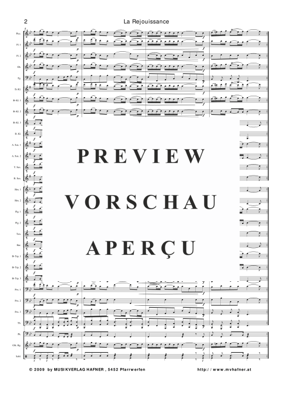 gallery: Feuerwerksmusik - La Réjouissance, , (large wind orchestra)