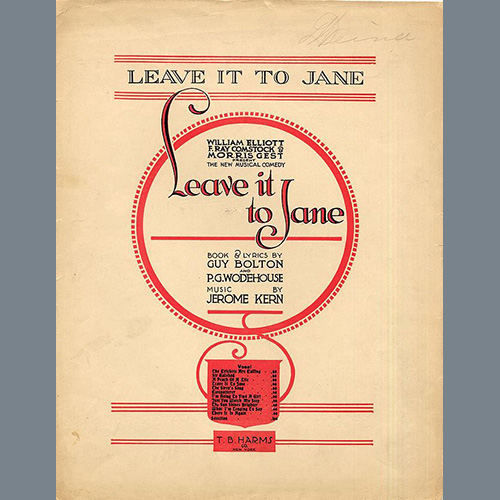 cover: Cleopatterer (from Leave It To Jane), Jerome Kern