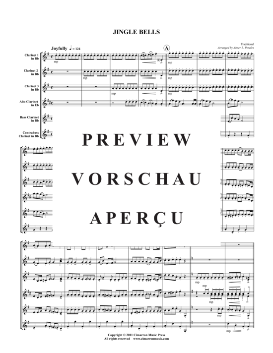 Produktgalerie: Seite 2 von 9 Jingle Bells , , (Klarinetten-Chor)