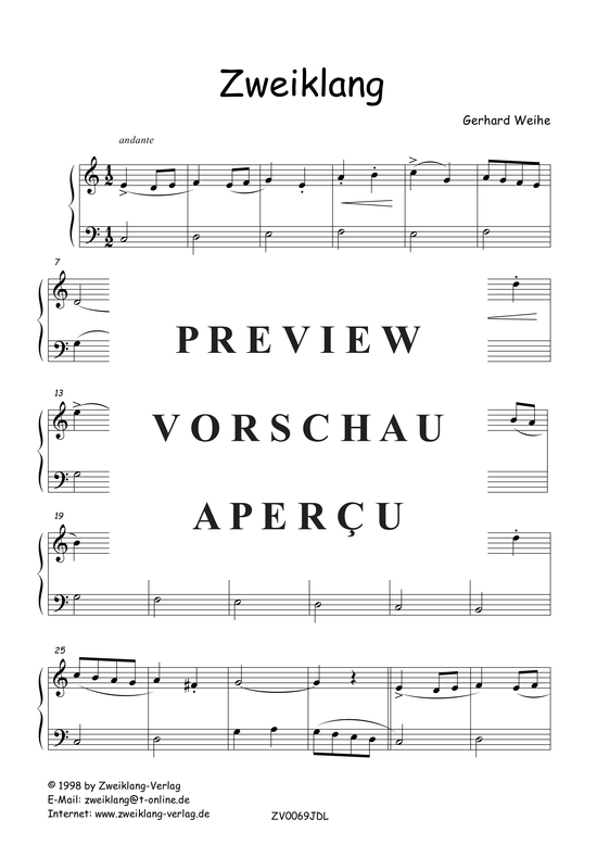 gallery: Zweiklang , , (Klavier einfach)