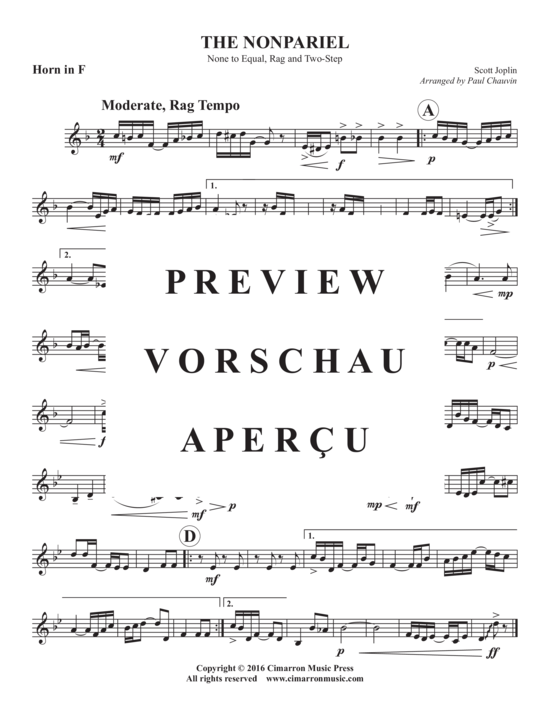 gallery: The Nonpariel , , (Blechbläser Trio für Trompete in B, Horn in F oder Posaune + Tuba)