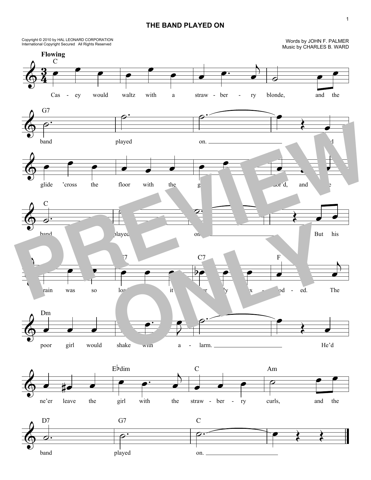 Product picture to: The Band Played On