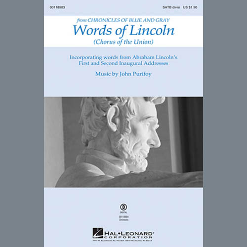 cover: Words Of Lincoln (Chorus of the Union), John Purifoy