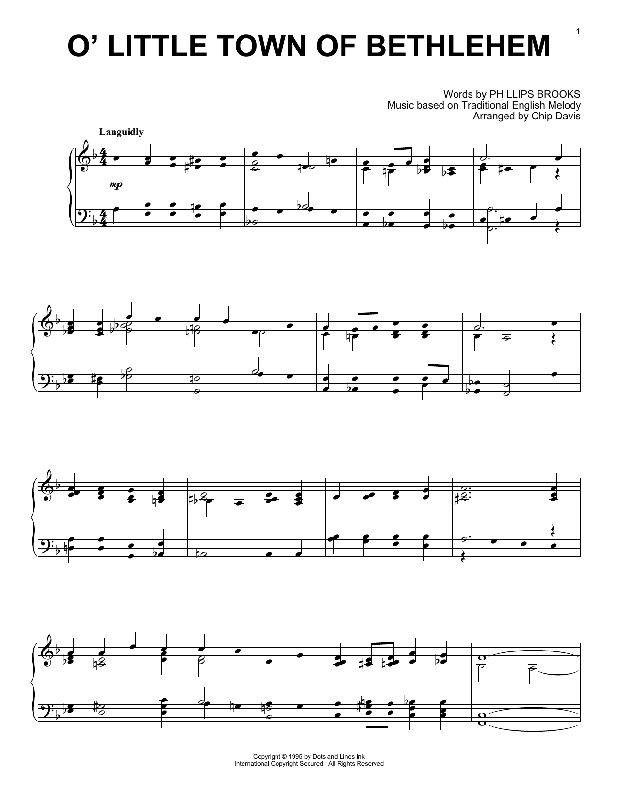 Produktbild zu: O' Little Town Of Bethlehem