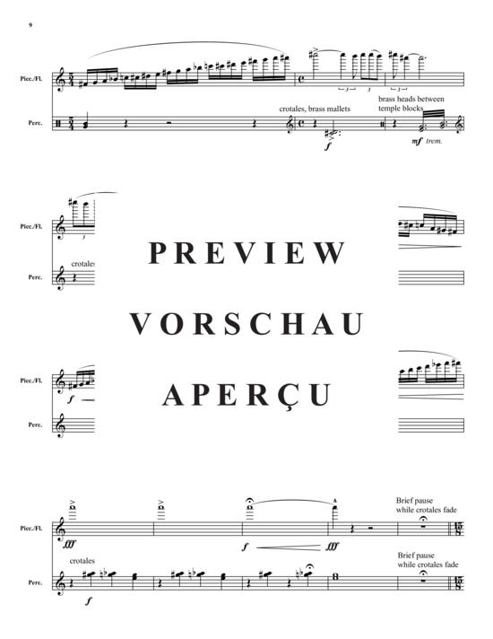 Product gallery: Page 11 of 21 Four New England Poems , , (flute + percussion)