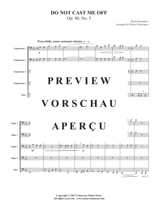 Product gallery: Page 3 of 21 Do Not Cast Me Off , , (Tuba Ensemble)